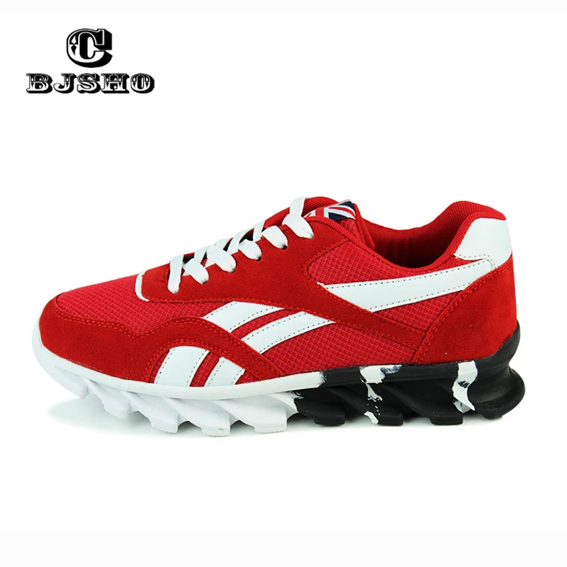 Vente bleu D'hiver Appartements Chaussures Casual rouge Pour Formateurs Dentelle Noir Respirant Léger up Et Noir Hommes Automne Cbjsho Qualité Chaude OqBWYEnUw