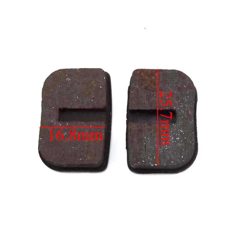 XLSION 3 Pair Brake Disc Caliper Pads Shoes For 47cc 49cc Gas Mini Moto ATV Quad Go Kart Scooter Dirt Kids Pocket Bike