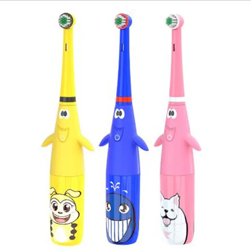 Cartoon Children Electric Toothbrush With Handle Rotate Soft Hair Dental Care Massage Tooth Brush Baby Kids Oral Clean Products Cartoon Children Electric Toothbrush With Handle Rotate Soft Hair Dental Care Massage Tooth Brush Baby Kids Oral Clean Products