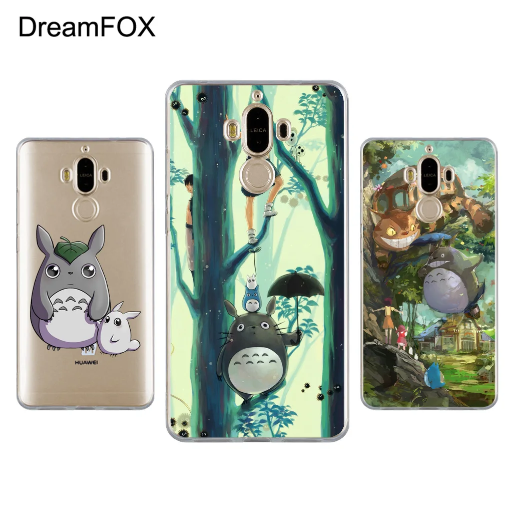 DREAMFOX L537 My Neighbor Totoro Soft TPU Silicone Case Cover For Huawei Mate Nova 2 9 10 20 30 Lite Pro Plus |