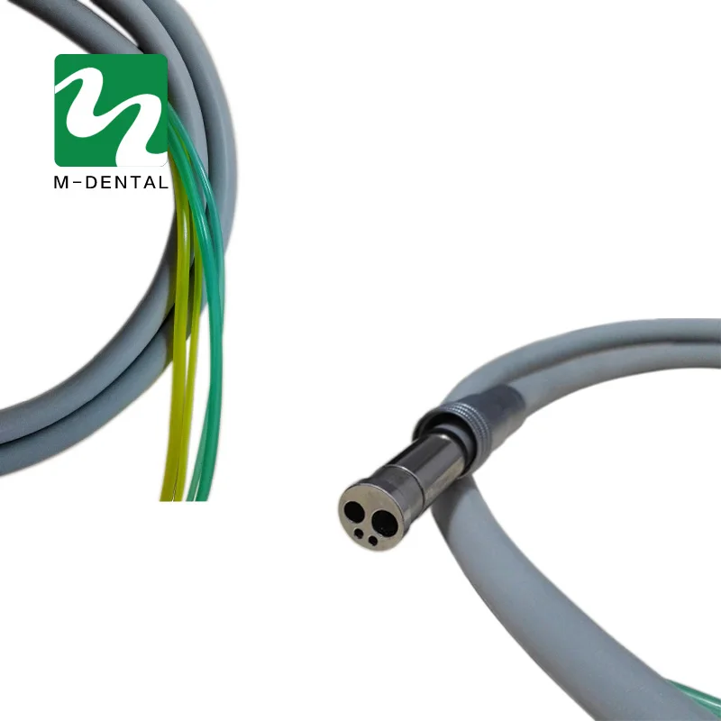 1 PC Dental 4 Holes Handpiece Hose Tube with Connector for High Speed
