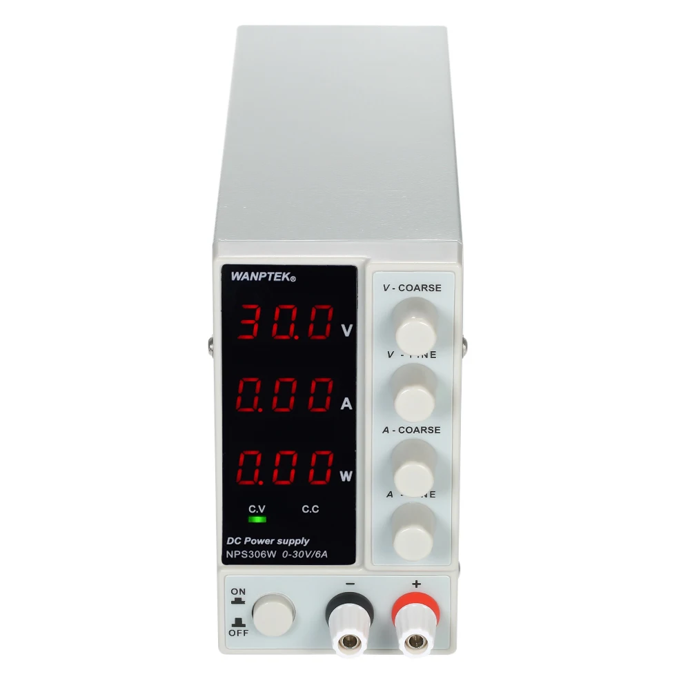 

DC Power Supply Adjustable Digital Lithium Battery Charging 30V 6A Switch Laboratory Power Supply Voltage Regulator