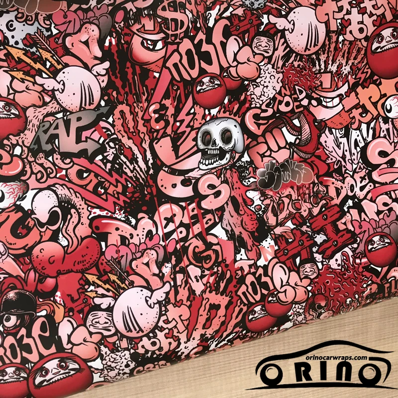 JMD Sticker Bomb Vinyl Film Wrap-3