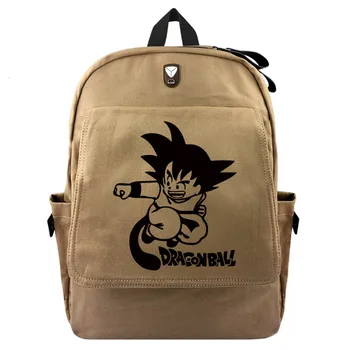

Dragon Ball Wu Kong Attack on Giants Canvas Rucksack Backpack Student Schoolbag Bag Travel Laptop Cosplay Bag Gifts