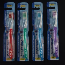 DR. Превосходная домашняя Применение средней мягкости Зубная щётка 12 шт./кор. модная упаковка Супер жесткий Зубная щётка deantal средства для ухода за полостью рта для чистки