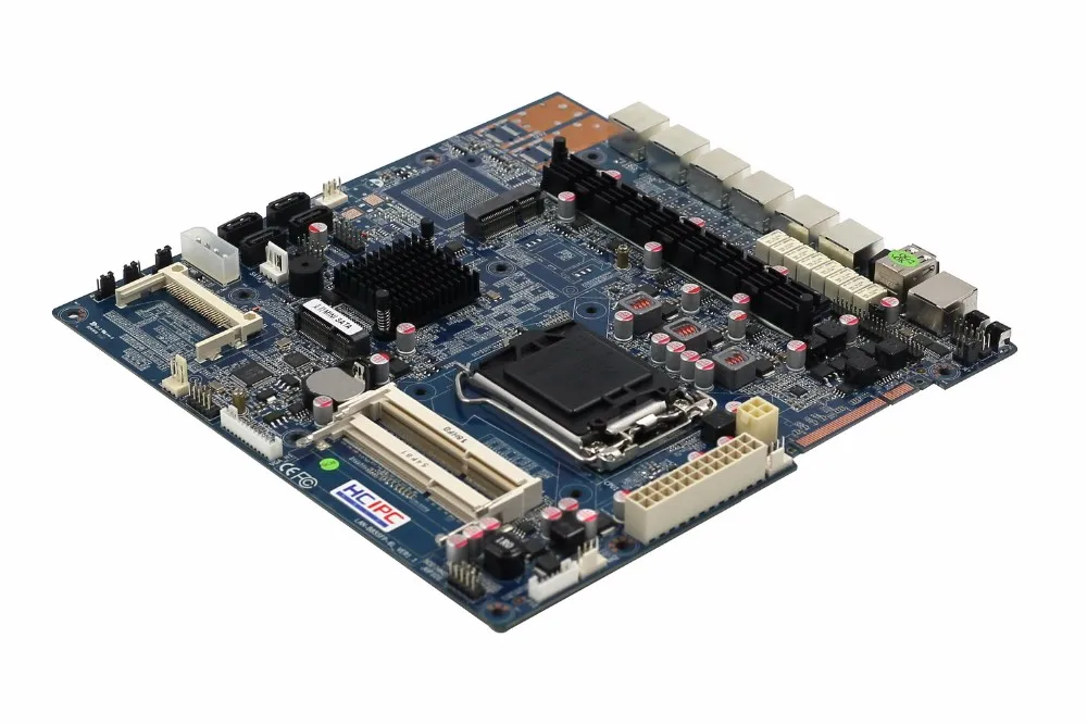 Best HCiPC M507-1 LAN-HCZ87-6L Z87+82574L 6LAN +By Pass Firewall Motherboard,ITX Motherboard,6LAN motherboard,1U Server,Free shipping 15