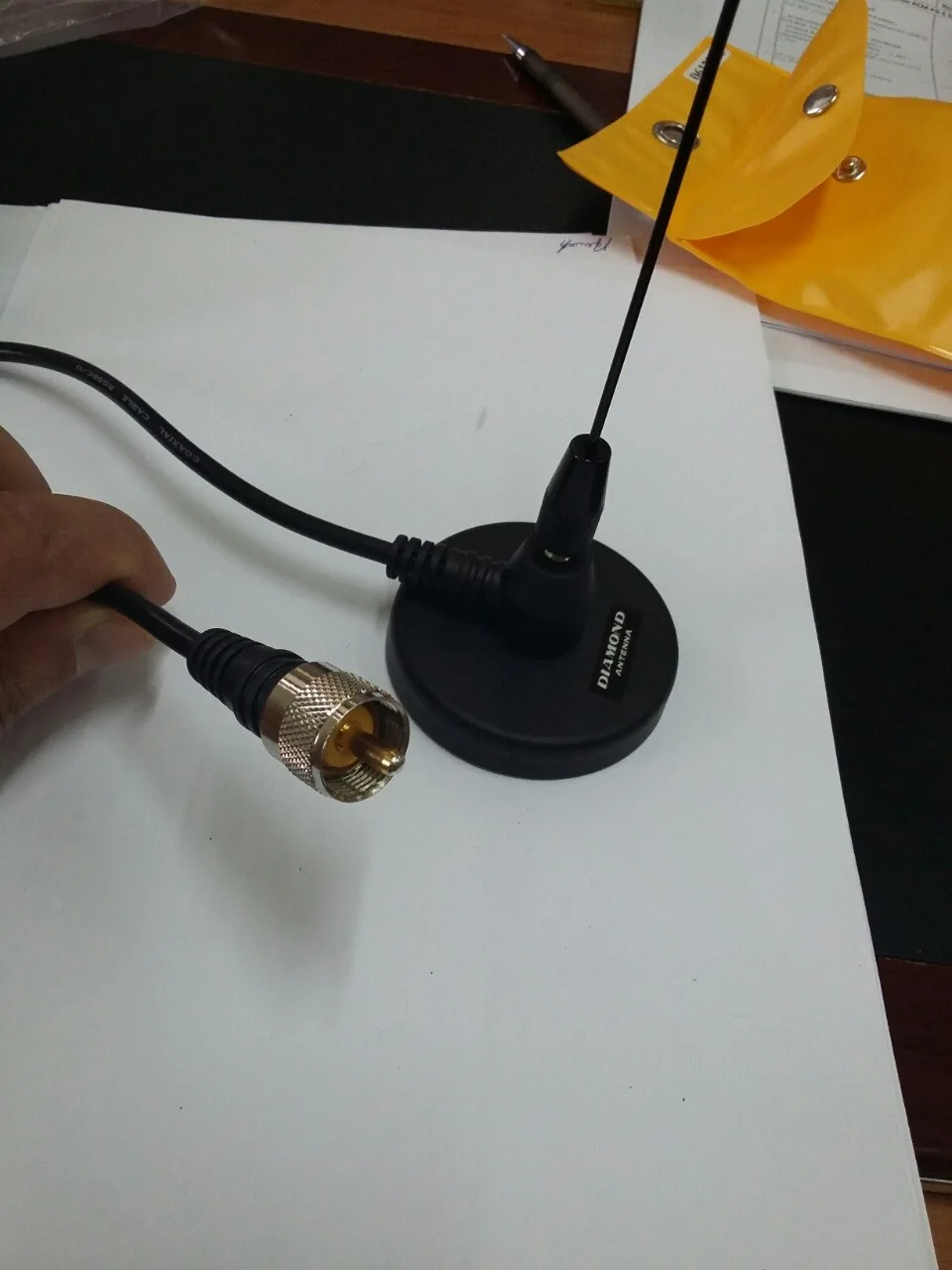 340-520 MHz DIAMOND MC201 магнитное крепление антенны для Quad band Мобильный трансивер с одной полоской 70 Вт любительский антенна MC-201