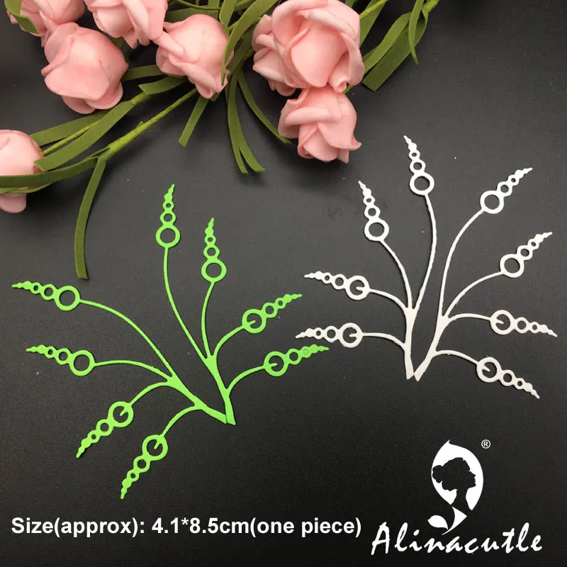

Die Cut METAL CUTTING DIES cut vintage leaf branch Alinacraft Scrapbooking paper craft album card punch knife art cutter die