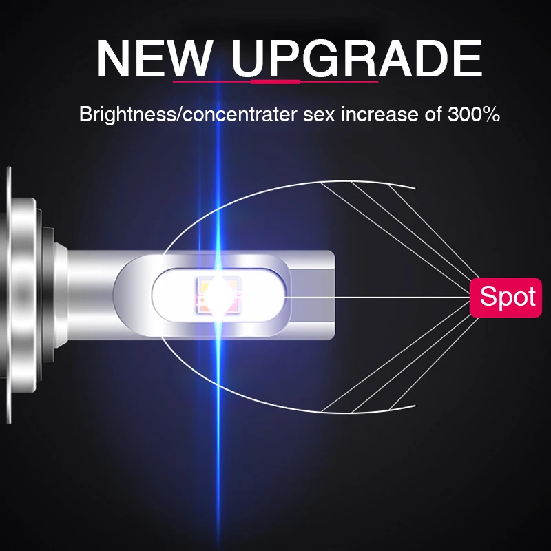 Автомобильные лампы для фар H7 LED 3 цвета переключатель на will Авто 40W 8000LM
