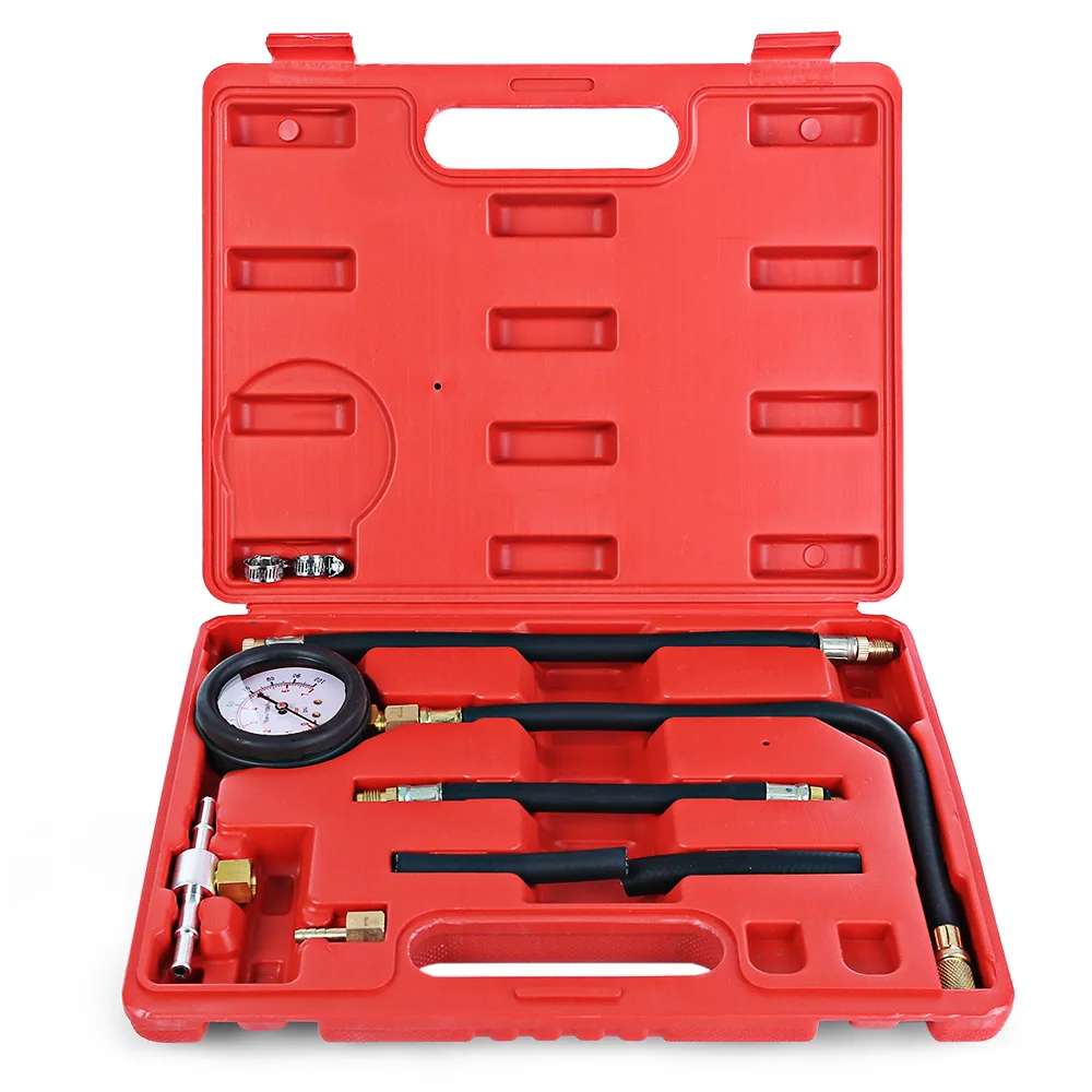

Hot Sale TU-113 Fuel-pressure Indicator Pump Pressure Tester Kit Motor Petrol Engine Vehicle Repairing Tool Gauge Tester Tool