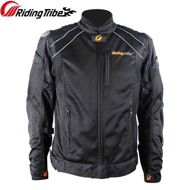 Riding Tribe новая мотоциклетная Защитная Мужская куртка летняя титановая защита Водонепроницаемая rbike Rider Moto одежда JK-30 - Цвет: Jakcet