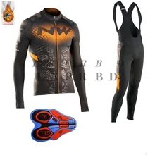 

NWWinterThermal Cycling Clothing 2018 Men Fleece Jersey Bike Bicycle suits Cycling Kit Blue black Ropa Ciclismo 9DGEL 21colorsrs