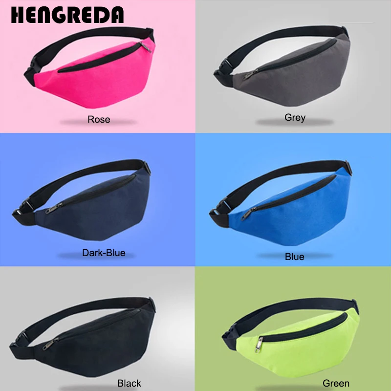 Для женщин Fanny Pack талии сумка поясная сумка Hengreda Путешествия Хип бум карман 600D Водонепроницаемый фестиваль партия Рюкзак Слинг Грудь