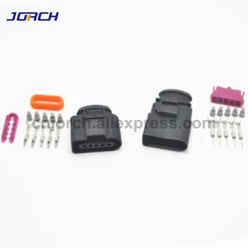 

5 Sets 5pin 1.5mm waterproof female male VW Audi wire connector 1J0973705 automotive electrical connectors plug 1J0 973 705
