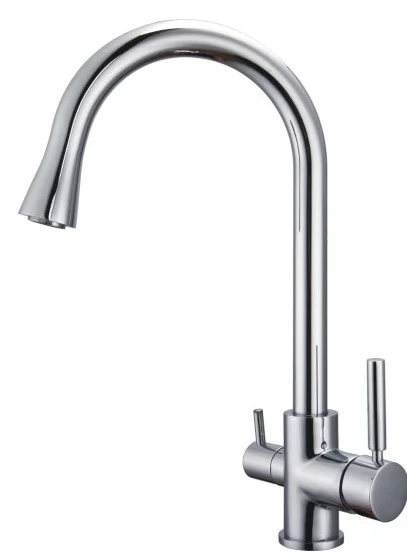 

2015 Tap Faucets New Real Ceramic None Kitchen Mixer Torneiras Para Pia Cozinha Faucet Chrome Finished Water Filter Ro 3 Way