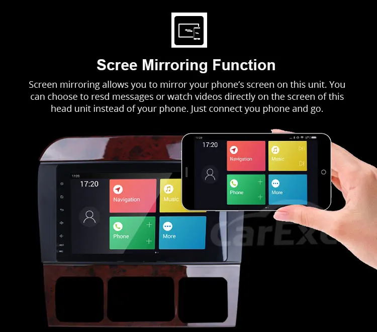 Perfect CarExc Android 9.0 OS Octa Core For Benz W220 S320 S350 S500 Car Radio Stereo With WiFi GPS Navigation Multimedia Player System 12