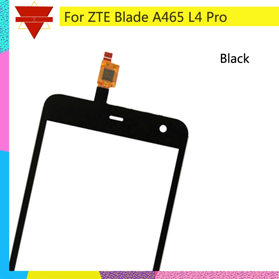 Сенсорный экран дигитайзер для zte Blade A465 L4 Pro Сенсорная панель Сенсорный экран объектив Переднее стекло сенсор без ЖК дисплей Замена 465