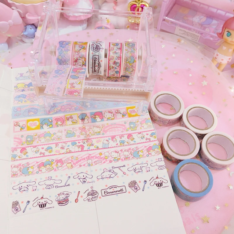 4pcs/pack Creative Cinnamoroll melody Stickers Diary Label Stickers Pack Decor Scrapbooking DIY Stickers Kids toys