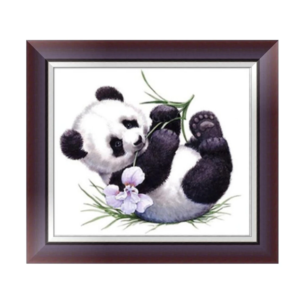 

5D Flower Panda Resin Diamond Painting Embroidery Cross Stitch Painting Pictures DIY Arts Crafts Home Wall Decor