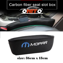 Логотип Mopar карбоновый органайзер для хранения швов для автомобильного сиденья, коробка для Ловца, зазор, прорезной карман, держатель для сидений, сумки хорошего качества