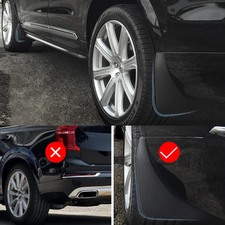 Для Volvo XC90 автомобиля Брызговики гвардии Fender Крыло стайлинга автомобилей аксессуары 4 шт
