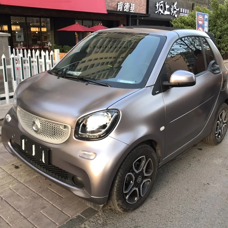 2 шт. 50 см x 150 коричневая серая матовая пленка для кузова автомобиля