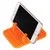 Универсальный автомобильный держатель для телефона, силиконовый держатель для мобильного телефона, подставка, Настольный кронштейн, поддержка gps для iPhone 7 6 Plus для samsung - Цвет: Orange