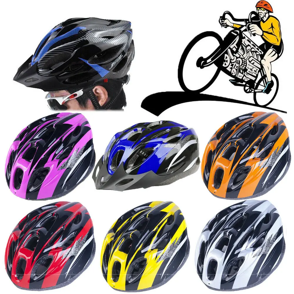 Cycling Bicycle Adjustable Carbon Helmet Adult Mens Bike With Visor Mountain