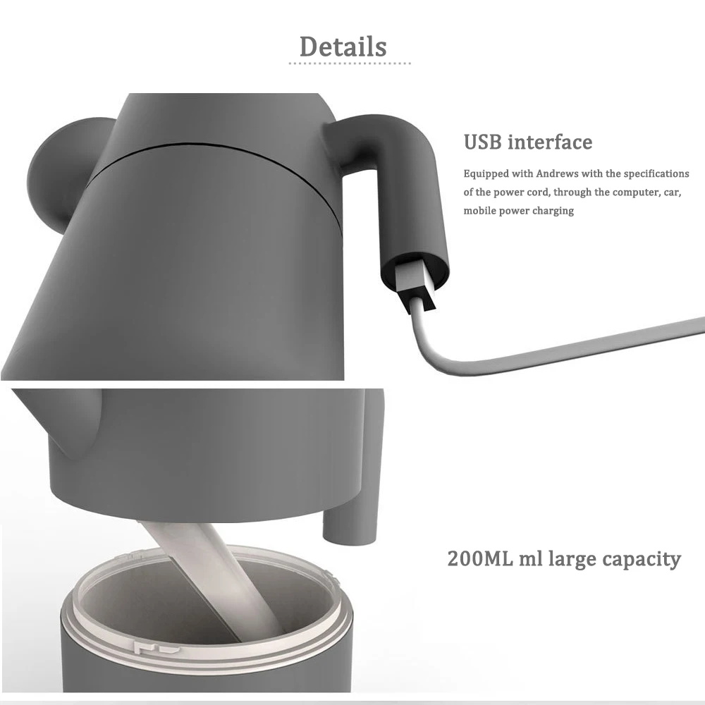 Ультразвуковой увлажнитель воздуха для автомобиля 200 мл|humidifier aroma diffuser|ultrasonic