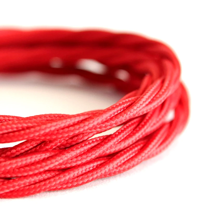 

Retro Flex braided cable vintage Twisted Textile Lighting Cable twisted lamp wire