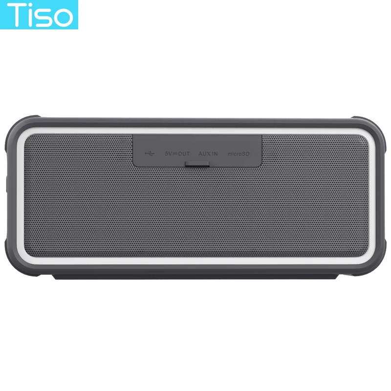Tiso IPX7 водонепроницаемый Bluetooth динамик 2,1 каналов 20 Вт Супер 3D стерео Бас NFC беспроводной громкоговоритель уличный спортивный переносной