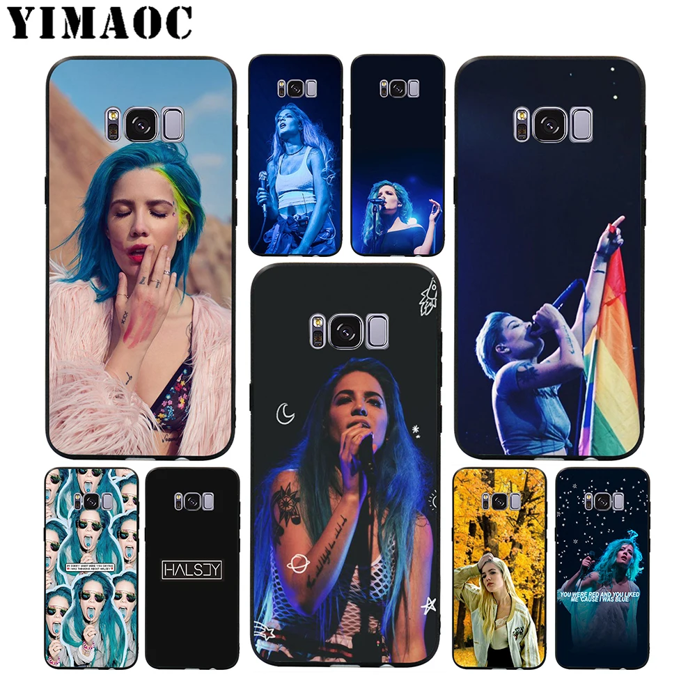 Мягкий чехол YIMAOC Halsey Bad Girl для Samsung Galaxy S10 S10e S9 S8 A6 Plus S7 S6 Edge A7 A5 A3 J6 Note 9 8 |