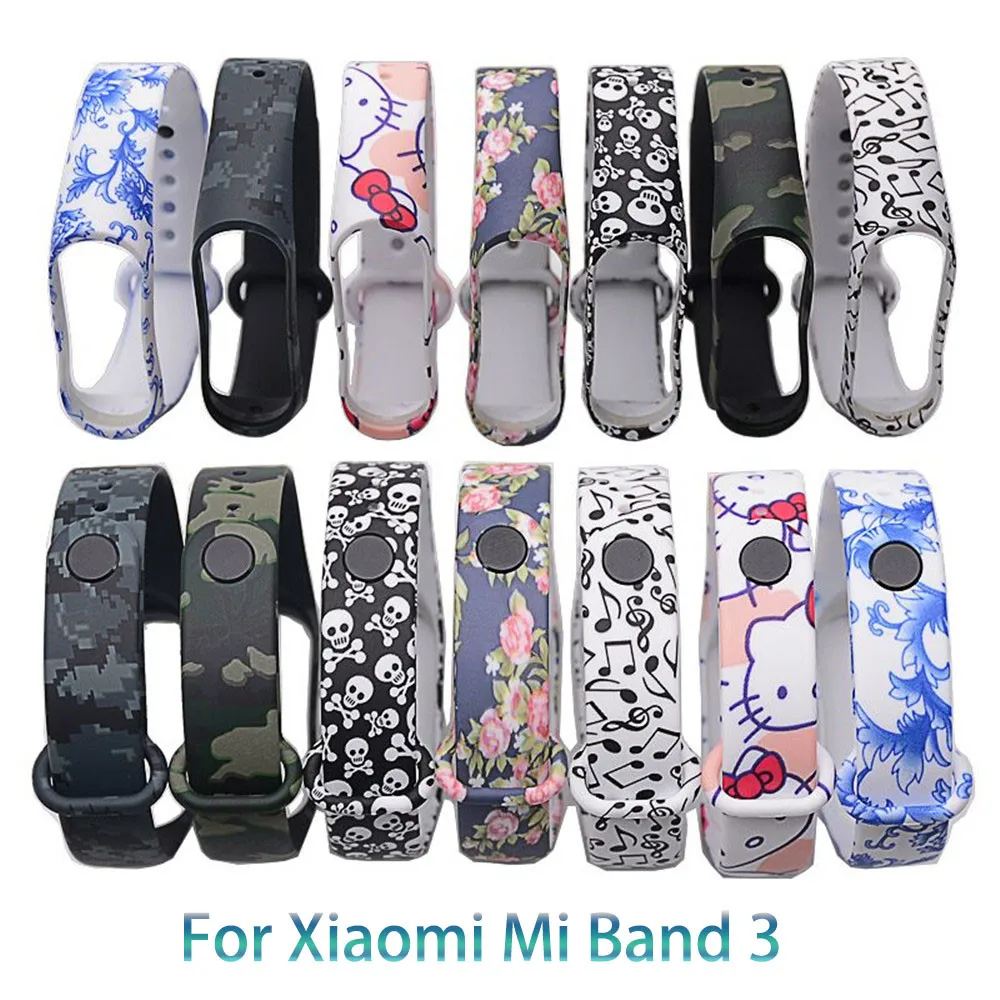 Silicone Wearable Devices New Colorful Strap For Xiaomi Mi Band 3 Wearable Smart Bracelet Accessories Replacement Band