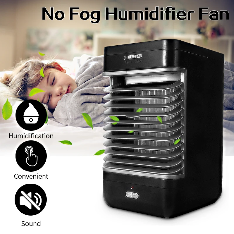 

Air Conditioner Fan Cooler 110 v / 220 v 2-speed Quiet US Plug EU Plug Humidifier Purifier Portable Home Cooling Flow Filter