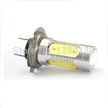 2 шт. H7 светодиодный высокое Мощность 7,5 Вт 5 светодиодный светодиодные лампы для дневных ходовых огней передние и задние фара дальнего света, лампа AC/DC 12 V H7 7,5 W Стоянкы Автомобилей автомобиля источник света