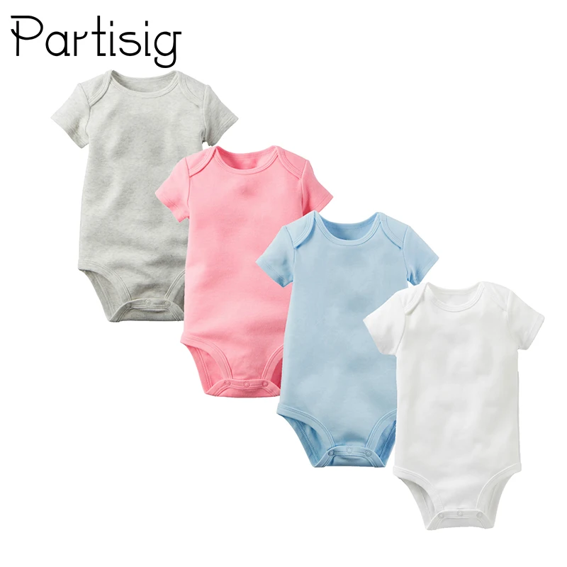 Summer Baby Romper Cotton Short Sleeve Triangle Romper For Baby Boy And Girl Plain Solid Color Summer Baby Clothes Summer Baby Romper Cotton Short Sleeve Triangle Romper For Baby Boy And Girl Plain Solid Color Summer Baby Clothes