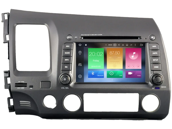 Android 6 0 font b CAR b font Audio DVD player FOR HONDA CIVIC 2006 2011