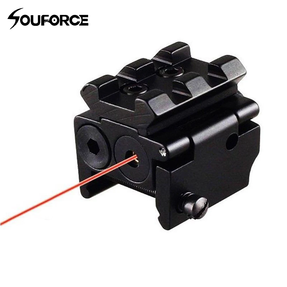 

Mini Adjustable Compact Red Dot Laser Sight with Detachable Fit 20mm Picatinny Rail For Pistol Air-gun Rifle Hunting