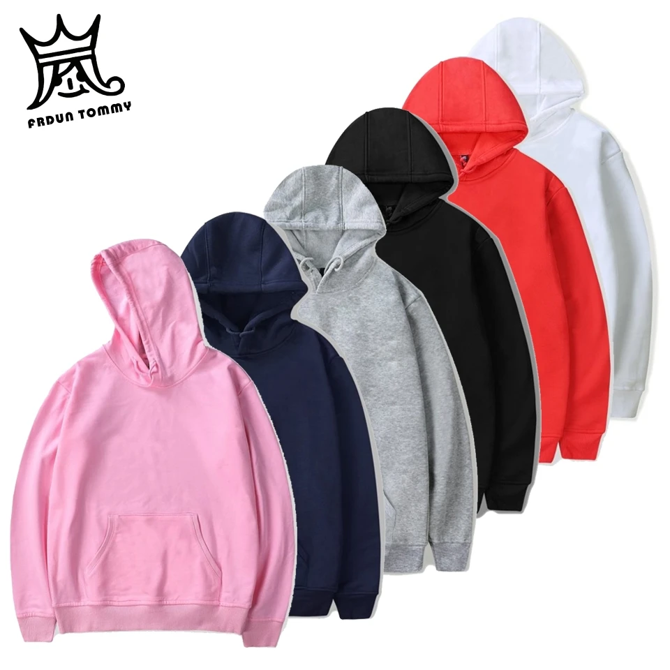 

FRDUN TOMMY new GIRL Brand WOMEN Hoodies 2019 Spring Autumn GIRL Casual Hoodies Sweatshirts women Solid Color Hoodies Sweatshirt
