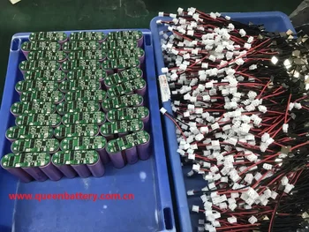 

18650 li-ion battery pack 3s1p 10.8v 3400mah with pcb (4-8A) with connector