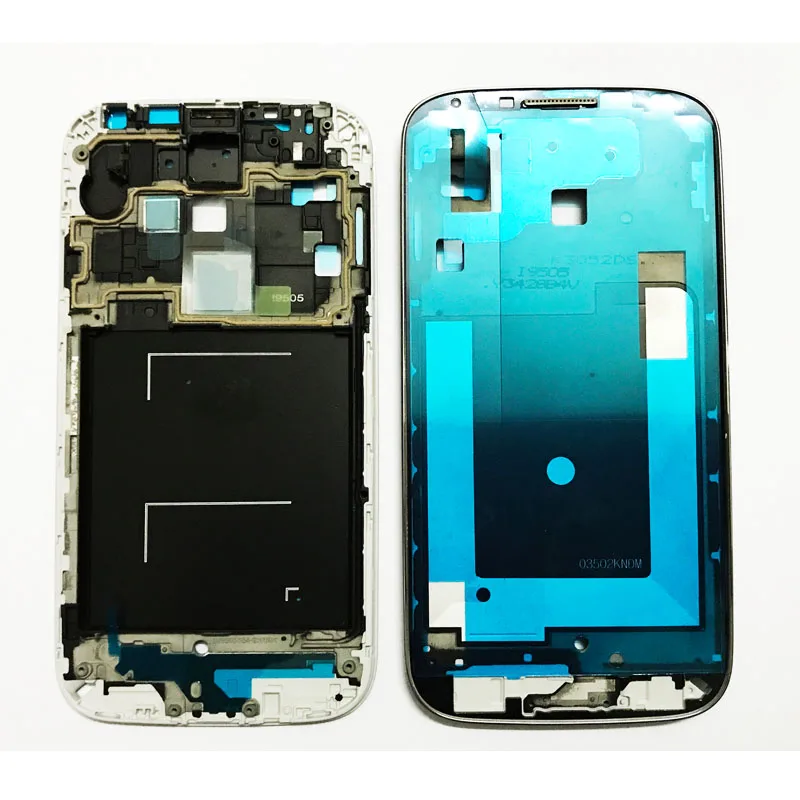 Передний корпус рамка lcd Рамка панель Крышка для samsung Galaxy S4 i9505 i9500 i337 черный/серебристый/золотой цвет