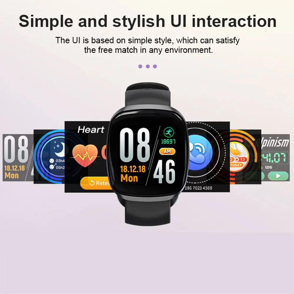 

Nashone GT103 Sport Smartwatches for Man Thin Simple Waterproof Smart Watch Blood Pressure for Android Ios reloj inteligente New