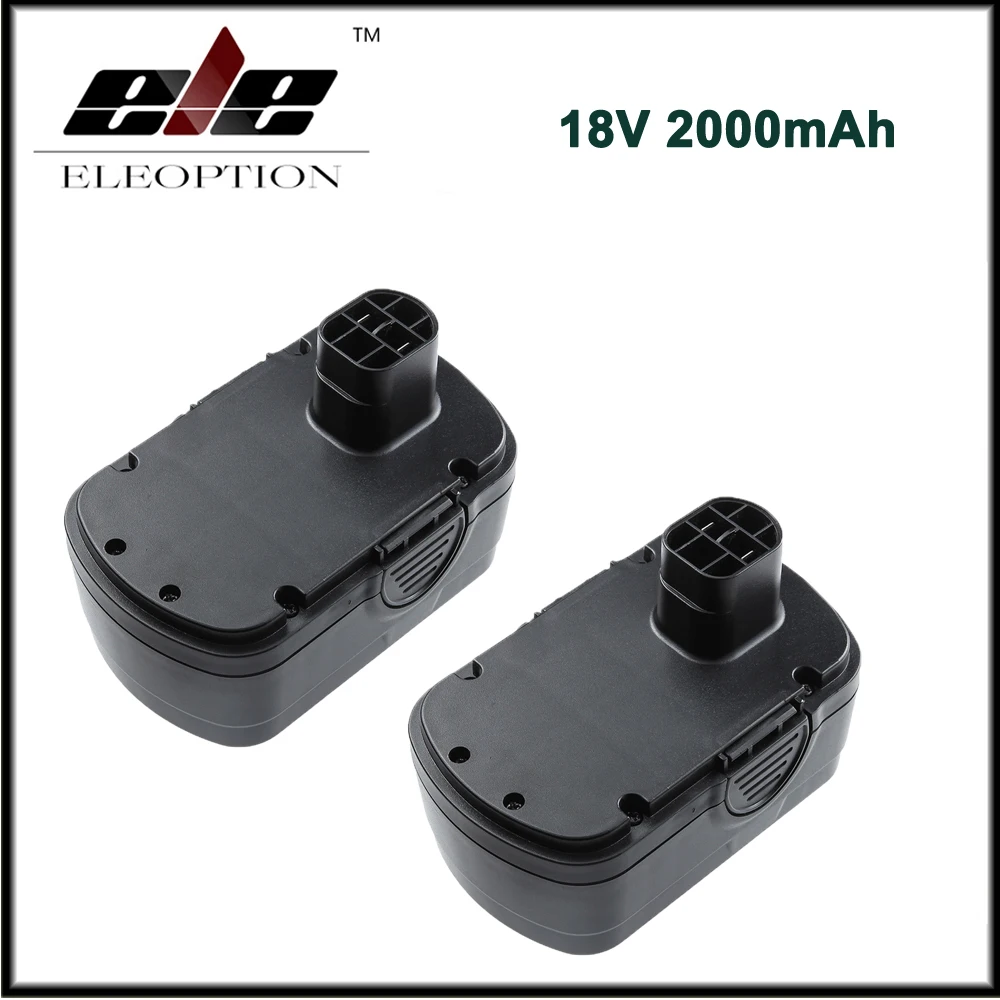 

2x 18V 2000mAh Ni-CD Replacement Battery for Earthwise Mode BP91001 CB20018