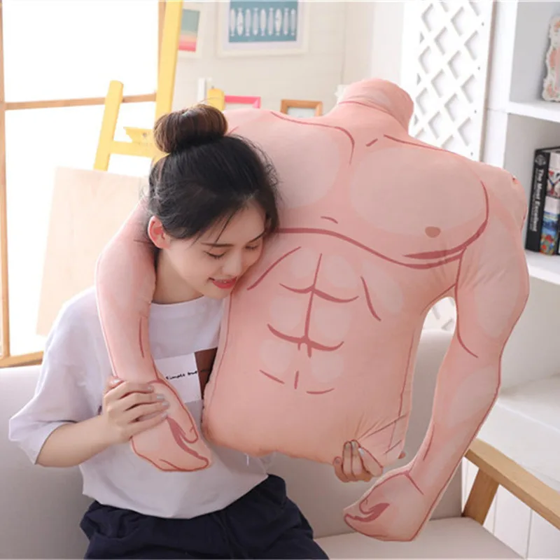 Мягкие подушки мускулистый человек Boyfriend Arm PlushToy задняя подушка большой комфорт Подушка креативный день рождения девушка подарок на день рождения