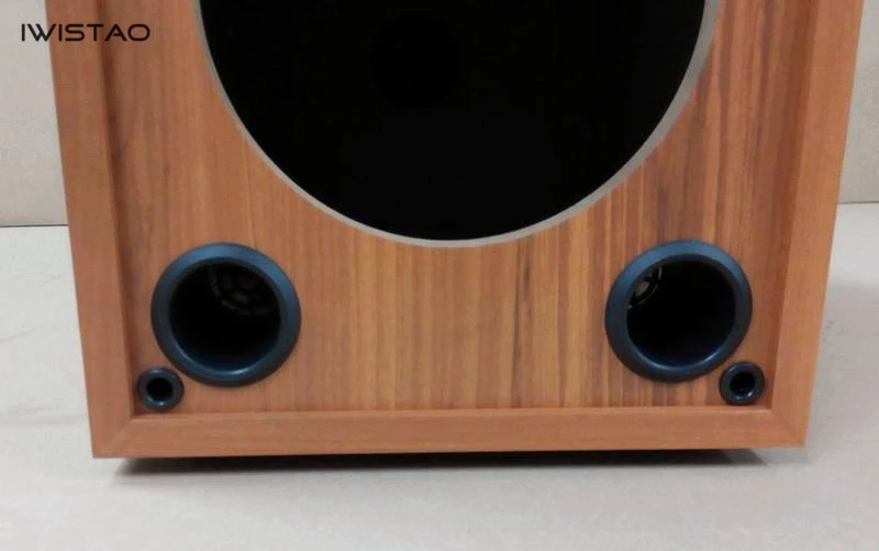 IWISTAO HIFI 6.5 Inch Subwoofer Empty Cabinet Passive Wooden Speaker Enclosure HDF Board DIY
