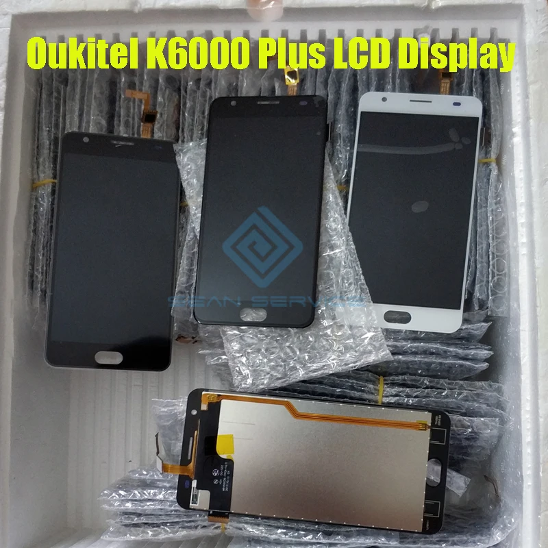 Для Oukitel K6000 Plus ЖК-дисплей+ сенсорный экран 5," K6000 Plus протестированный дигитайзер стеклянная панель Замена+ Инструменты