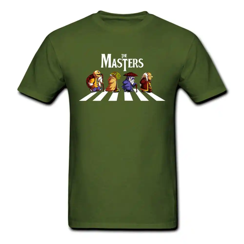 Мужская футболка с героями мультфильмов The Masters walk road из 100% хлопка размер