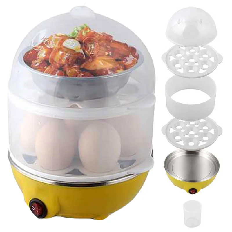 electric Mini Egg Cooker Boiling stainless steel disc food egg steamer