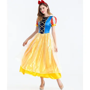 

Halloween Women Snow White costumes Girl Princess Dress Stage Costumes S-XL any size