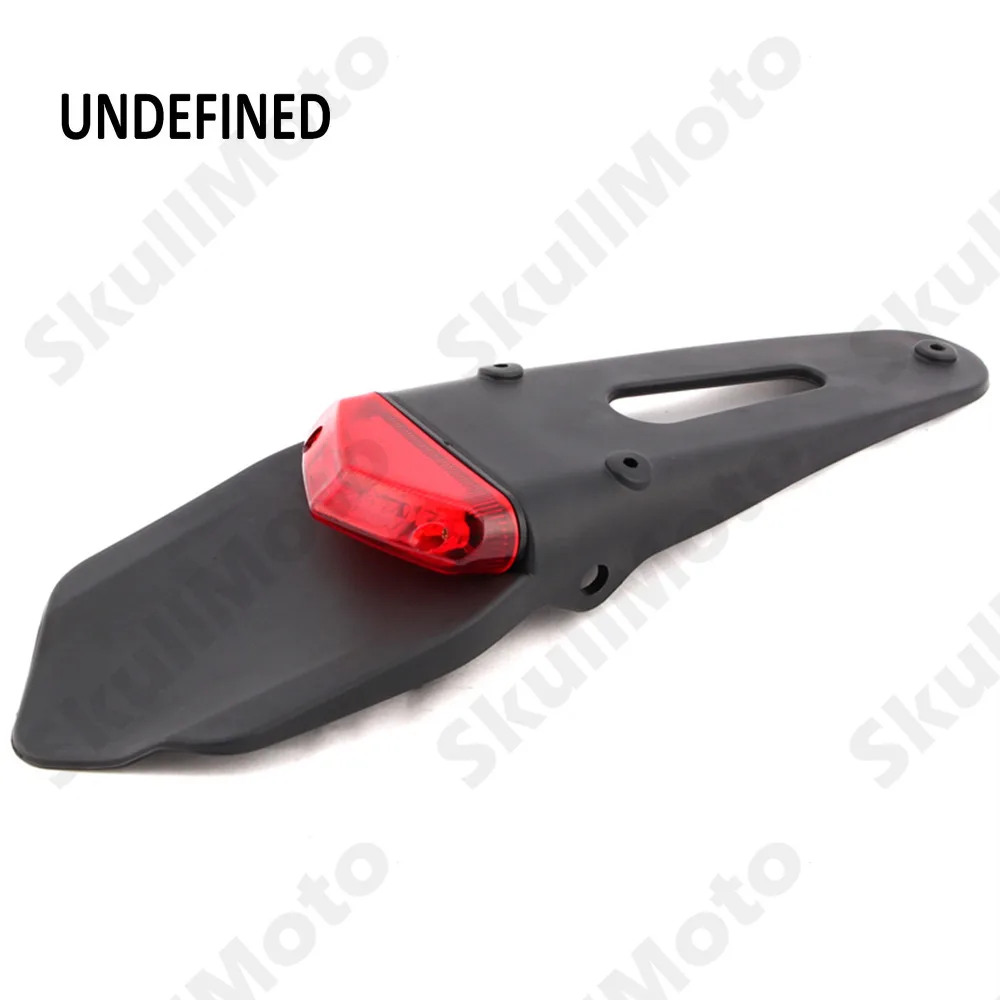 

12V Motorcycle Accessories Enduro Trial Bike Fender 12 LED Brake Rear Tail Running Light Red For Honda UNDEFINED